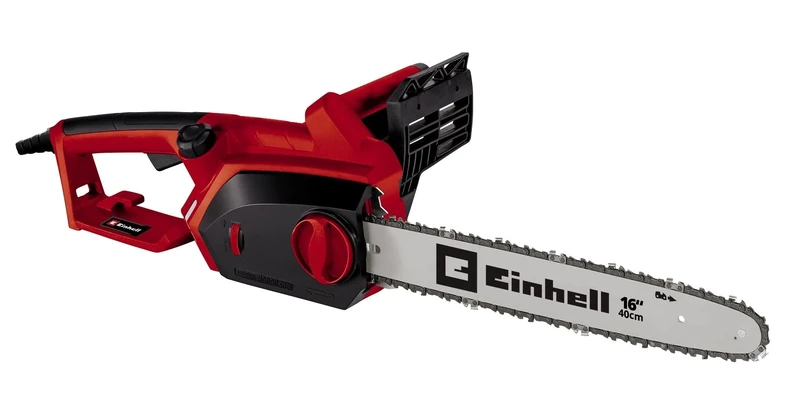 Einhell 2000W Electric Chainsaw - 16 Inch (40cm) Bar and Chain, Metal Gearing, Saw Kickback Protection, Tool-Free Tensioning - GH-EC 2040 Power Saw for Effortless Cutting of Wood, Trees and Branches