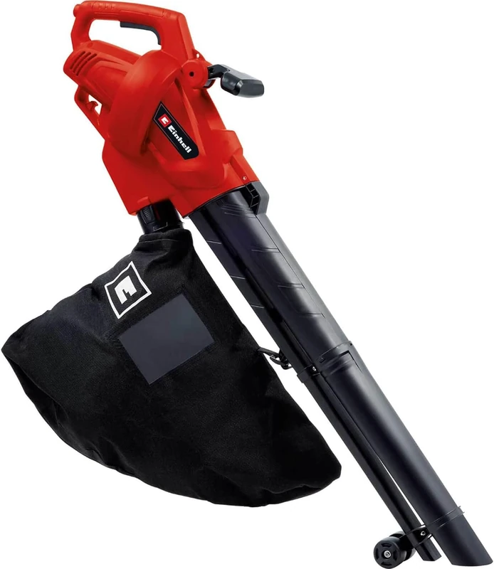 Einhell Electric Leaf Blower, Suction/Blower Modes, Ø 75mm Inlet Tube, Suction Capacity 650 m³/h, Shredding Function, Shredding Ratio 10:1, Blower Speed 240 km/h, Bag 40L GC-EL 3024 E
