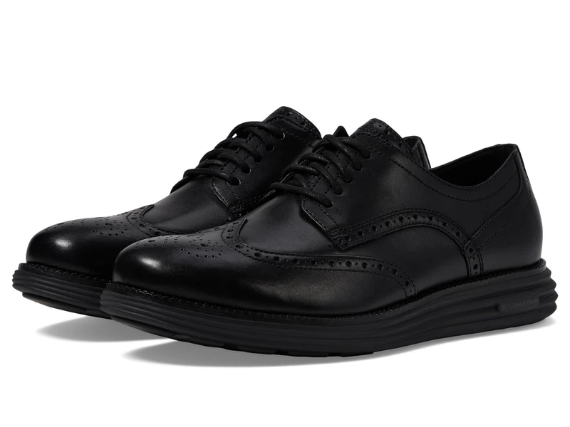 Cole Haan Men's Originalgrand Remastered Wingtip Oxford, Black/Black, 8.5 UK