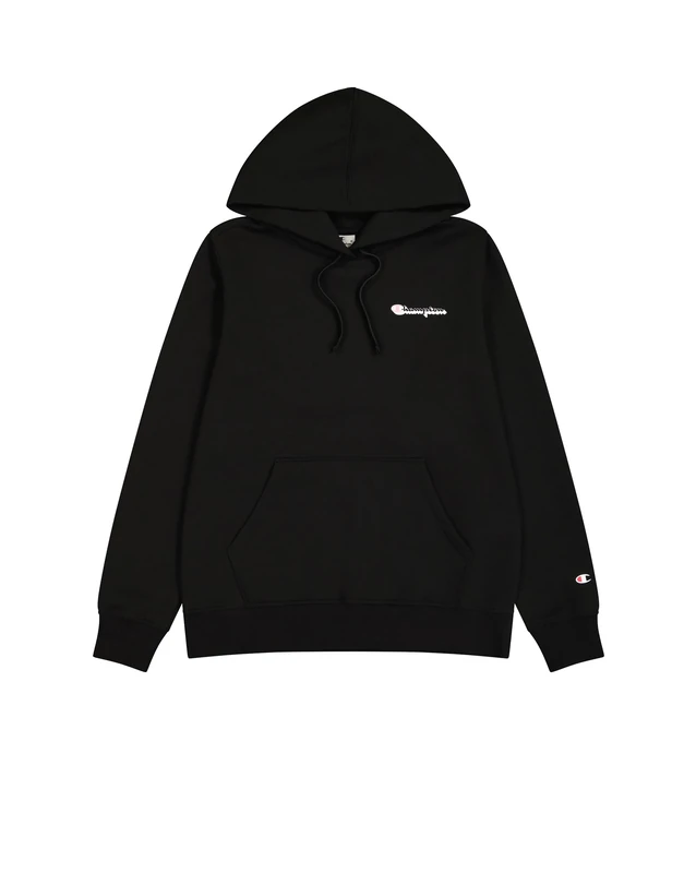 Champion Women's Legacy Graphic Shop W (117656) -Light Powerblend Fleece Hooded Sweatshirt, Black (KK001), L