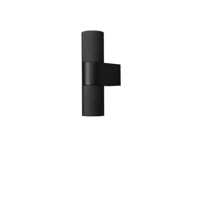 Konstsmide Up Down Outdoor Wall Light Temi Black