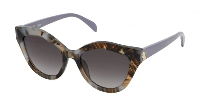 SUNGLASSES TOUS - MAT: Acetate-C: SHINY BROWN/LIGHT BLUE HAVANA/BROWN GRADIENT BROWN - D: 140x19 / Female