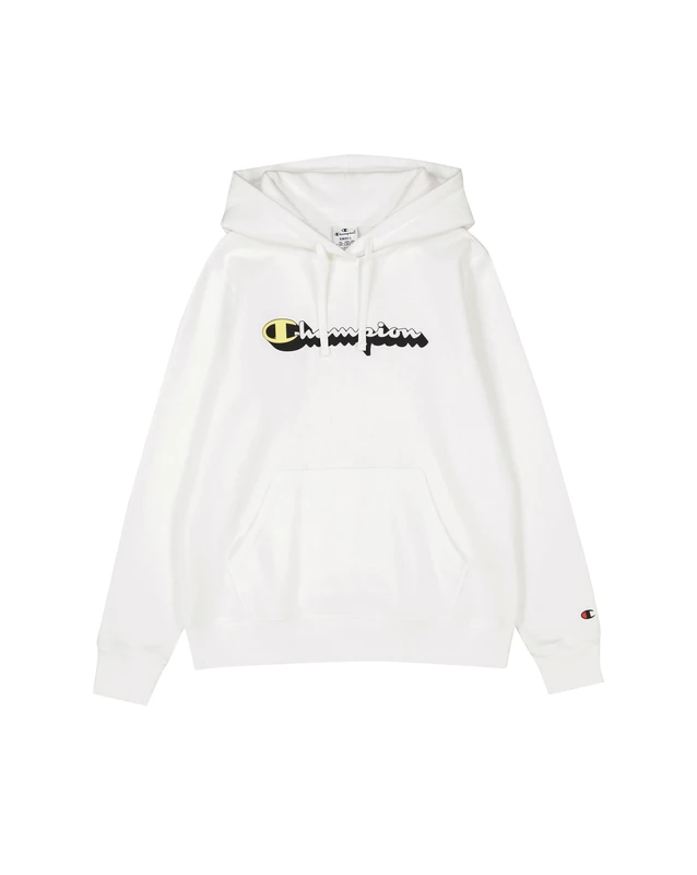 Champion Legacy Graphic Shop W (117651) – Light Soft Compact Powerblend Fleece Hoodie, White, S Women's FW24, White, S