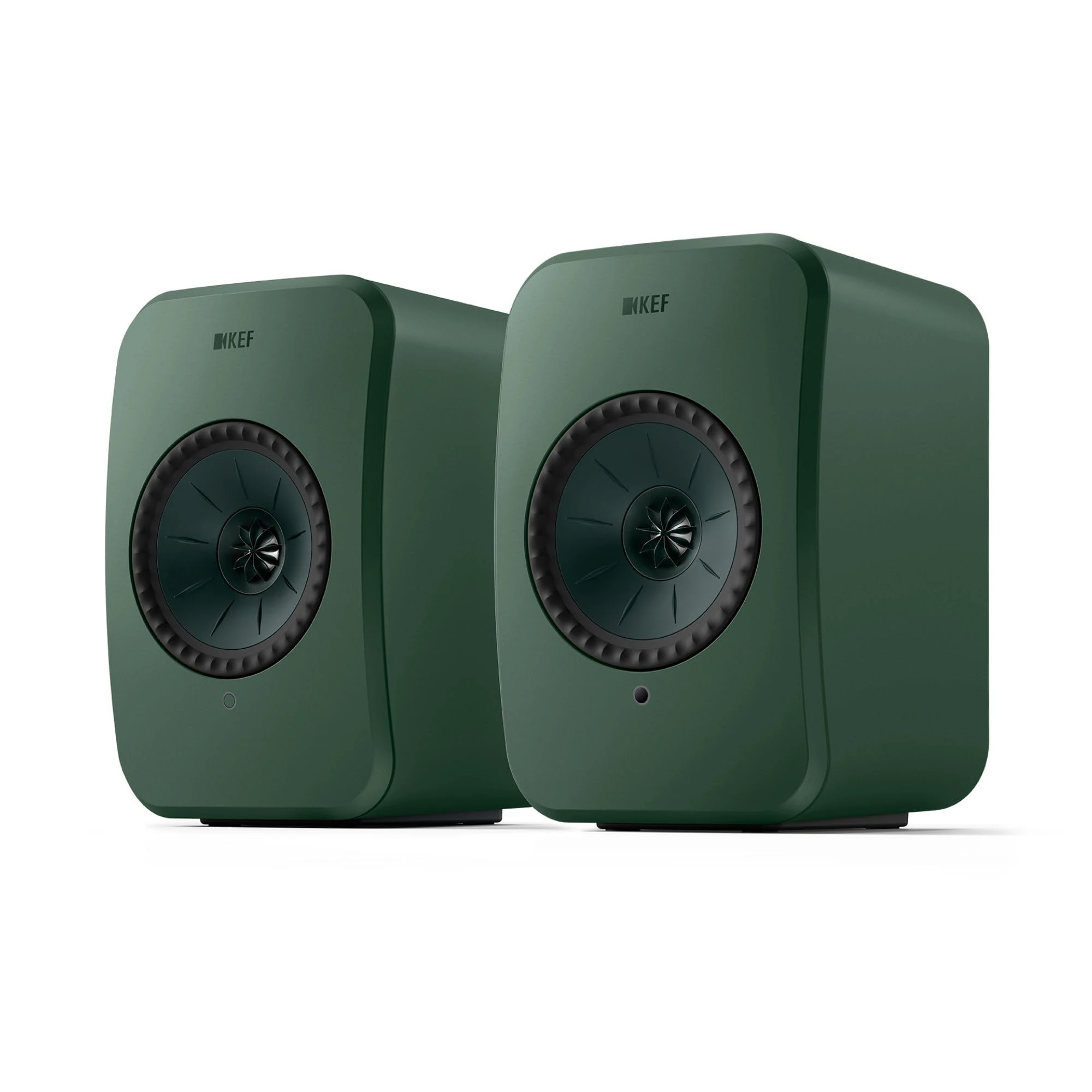 KEF LSX II LT Wireless Bookshelf Speakers, Sage Green | Music | TV & Home Cinema | Gaming | HDMI ARC | USB-C | Bluetooth | AirPlay 2 | Chromecast | Spotify