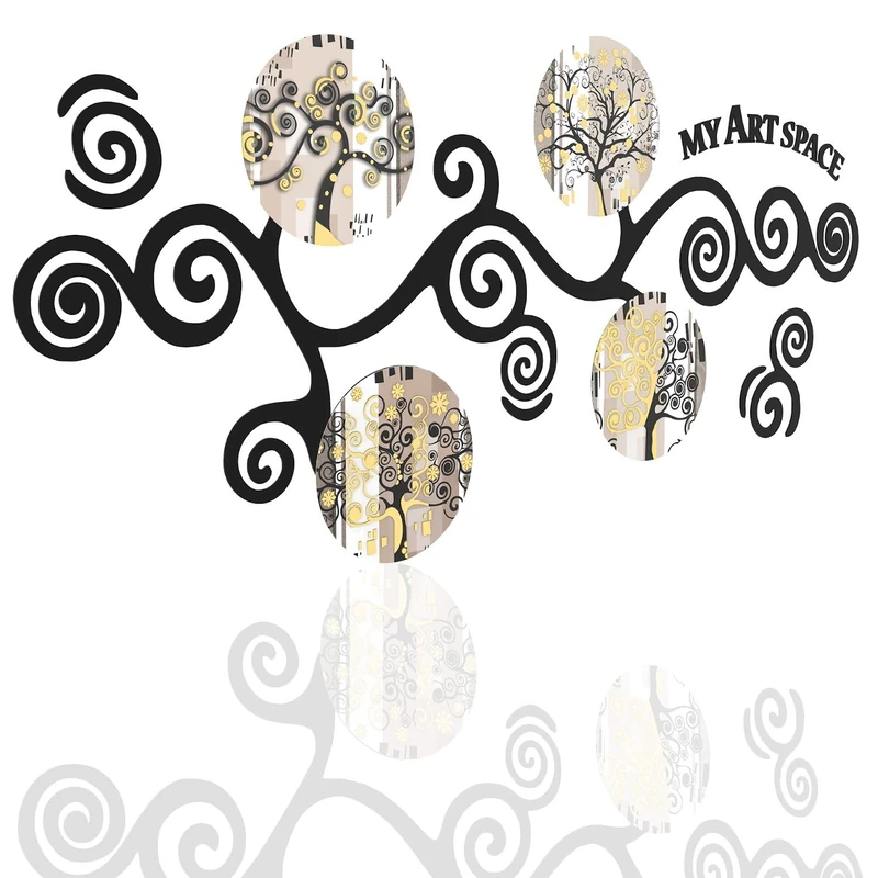 DekoArte - Decorative Wall Stickers Tree of Life 180x88 cm - Original and Stylish 3D Wall Decoration - Image 1