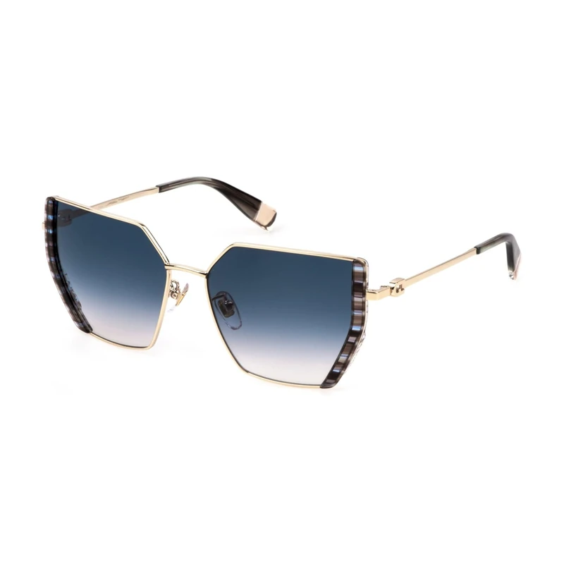 FURLA SUNGLASSES MAT: Metal_C: SHINY BLU HAVANA D: 140x16 / Female