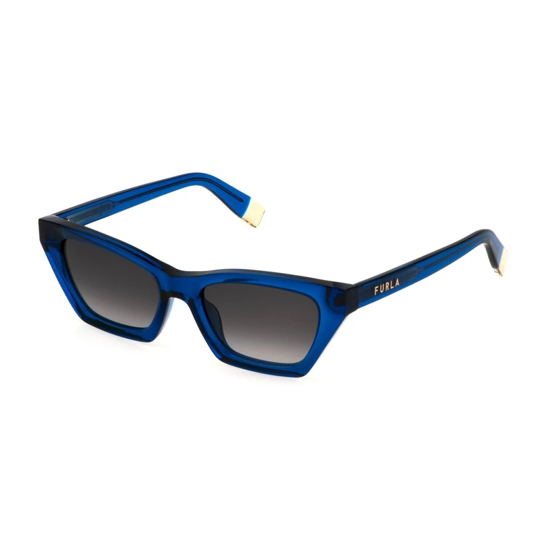 FURLA SUNGLASSES MAT: Cellulose acetate_C: SHINY TRANSP.BLUE D: 140x18 / Female