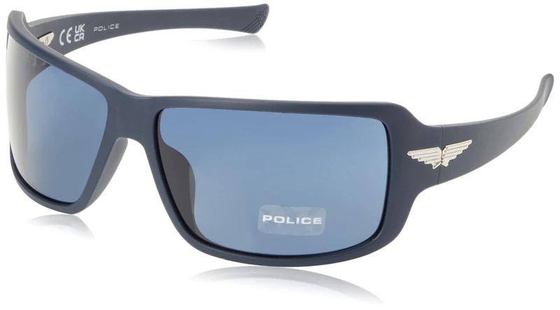 POLICE SUNGLASSES MAT: Injected_C: MATT BLUE D: 115x14 / Male - Image 1