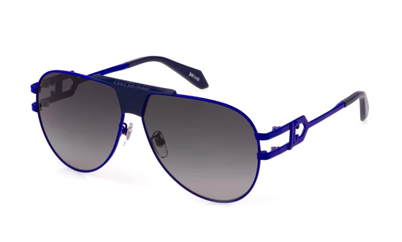 JUST CAVALLI Unisex-Adult Glasses, Sh.Full Blue, 62