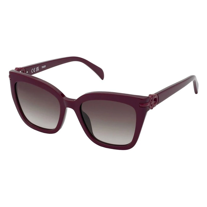 SUNGLASSES TOUS - MAT: Acetate-C: SHINY BORDEAUX/BROWN GRADIENT BROWN - D: 140x19 / Female