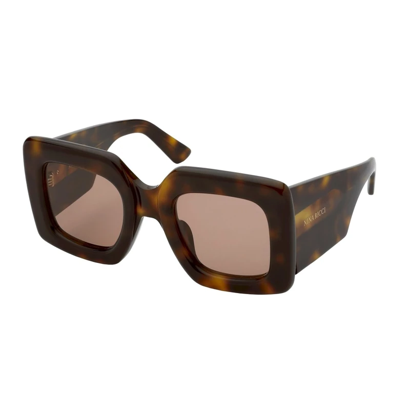 DE RIGO VISION ESPAÑA SUNGLASSES Nina Ricci - MAT: Acetate-C: SHINY DARK HAVANA-RED - D: 145x27 - Female - Image 1