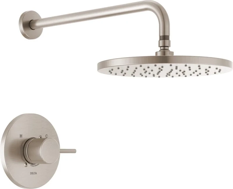 Delta T14269-SP-PP Modern Shower System, SpotShield Brushed Nickel