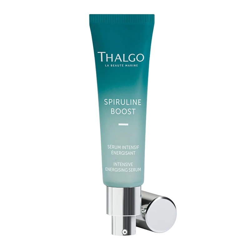 THALGO Spiruline Boost Detoxifying Serum 30 ml, Highly Concentrated Serum Revitalises Skin and Smooths First Wrinkles - Image 1
