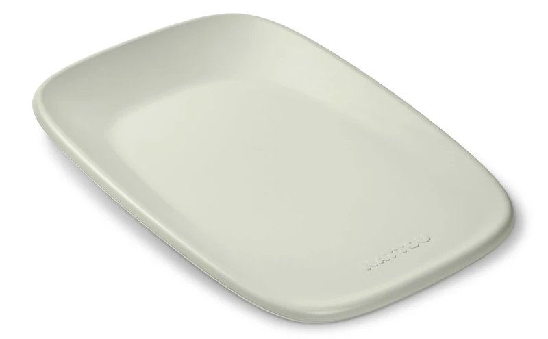 Nattou Premium Soft Foam Baby Changing Mat – Comfortable, Washable Pad for Newborns and Infants, Gentle Support, 50x70 cm, Neutral Green – Warm, Safe, Stylish