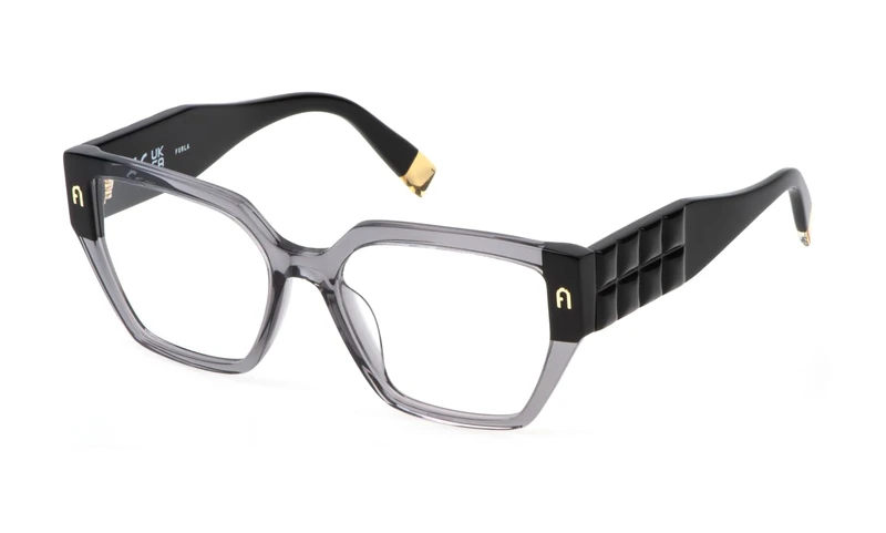 Furla VFU775 Prescription Eyewear Frames - Shiny Full Bordeaux