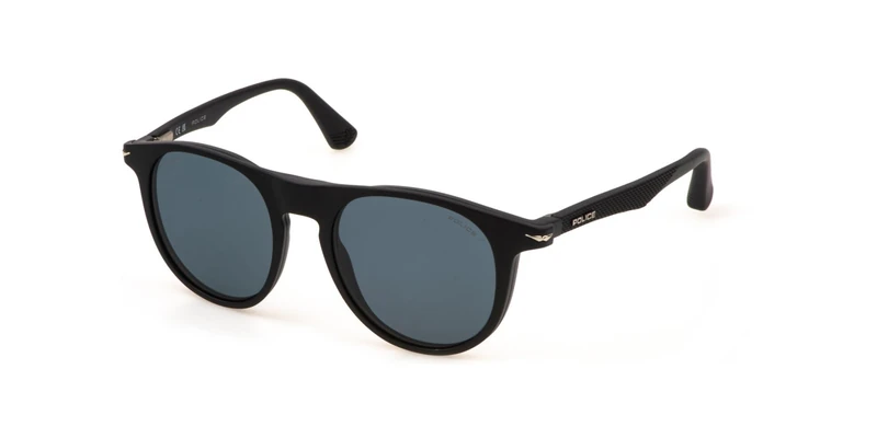 Opt.frames+clipon Police Kids - Mat: Injected Matt Black D: 135x19 / Junior