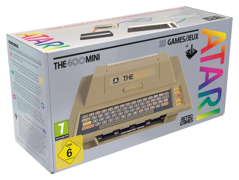 Retro Games THE400 Mini - Atari 8-bit Emulation Console