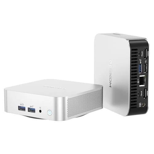 GEEKOM A7 Mini PC, AMD Ryzen 9 7940HS Mini PC Windows 11 Pro (8 Cores 16 Threads, Up to 5.2GHz) 32GB DDR5 Mini Computer | AMD Radeon 780M | BT5.2 | Wi-Fi 6E | 8K