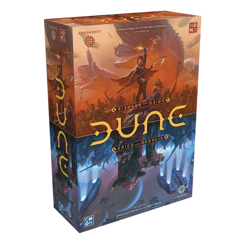 CMON Dune: War for Arrakis - Strategy Game for 1-4 Players, Ages 14+, 120 Min, German, Multicoloured