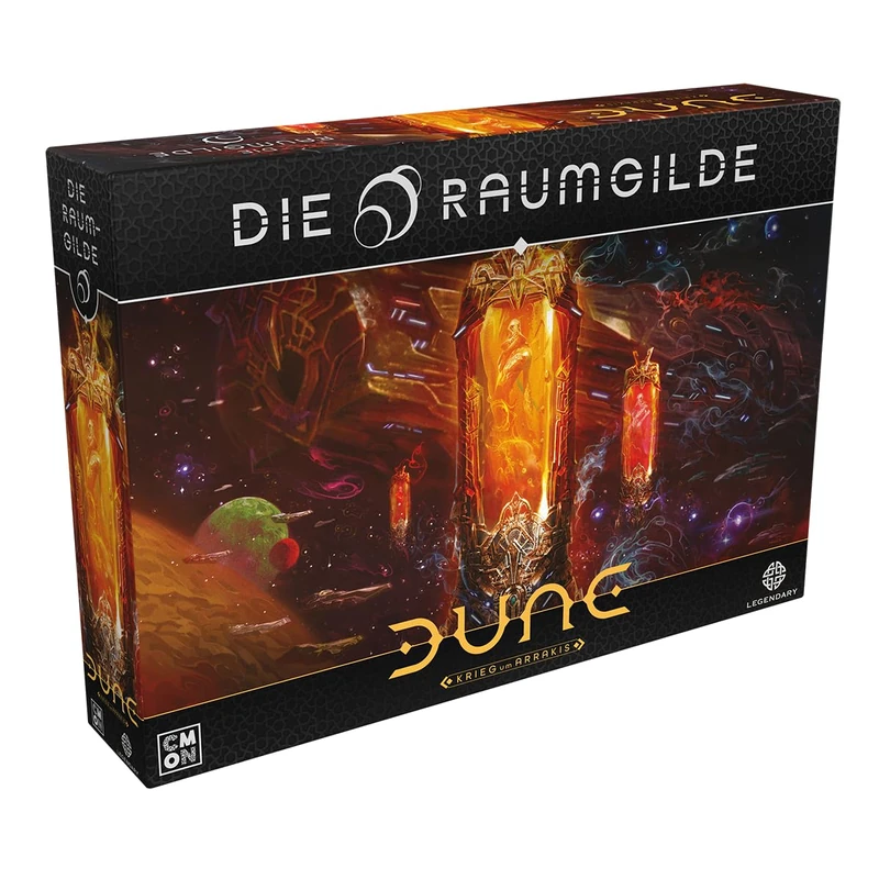 CMON, Dune: War for Arrakis - The Space Guild, Expansion, Expert Game, Strategy Game, 2-4 Players, Ages 14+ Years, 120 Minutes, German, Multicoloured, Colourful