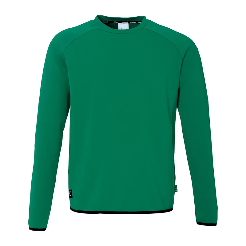 uhlsport ID Sweatshirt without Hood - for Children and Adults - Football Sweatshirt, Lagoon, 164 cm
