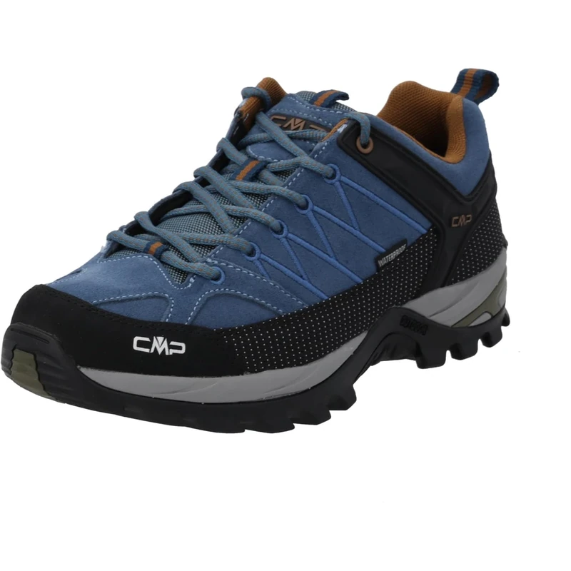 CMP Mens Rigel Low Trekking Shoes Wp, Bluestone-Rubber UK 9