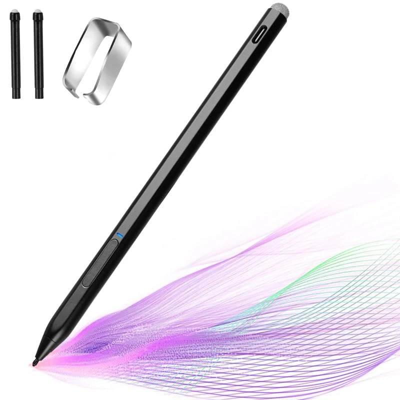 Stylus Pen for Microsoft Surface 2-in-1 [Magnetic] [Rechargeable] Pressure Sensitivity & Palm Rejection for Surface Pro 12/11/X/10/9/8/7/6/5/4 Surface Book 3/2/1, Surface Go 4/3/2 Surface Laptop 4/3/2