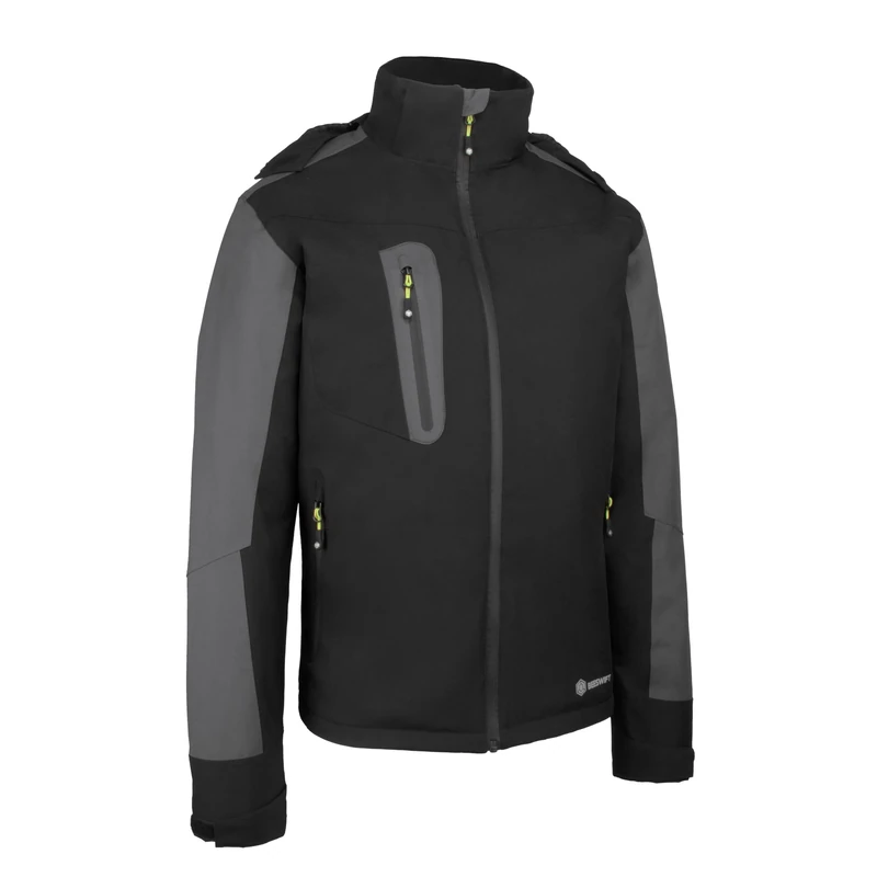 Beeswift Men's Pembroke Padded Rain Jacket, Black, XXXXXL