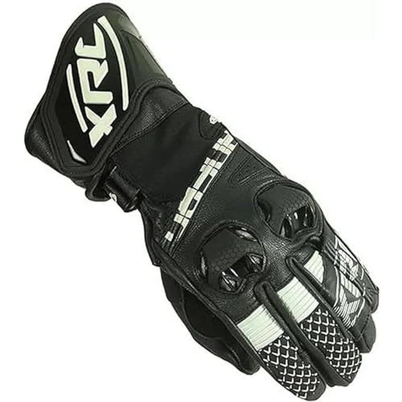 XRC HADERG Race Motorcycle Gloves Men's Black/White L