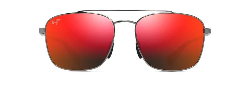 Maui Jim Unisex Piwai AF Sunglasses, Hawaii Lava Piwai Af Shin, 3
