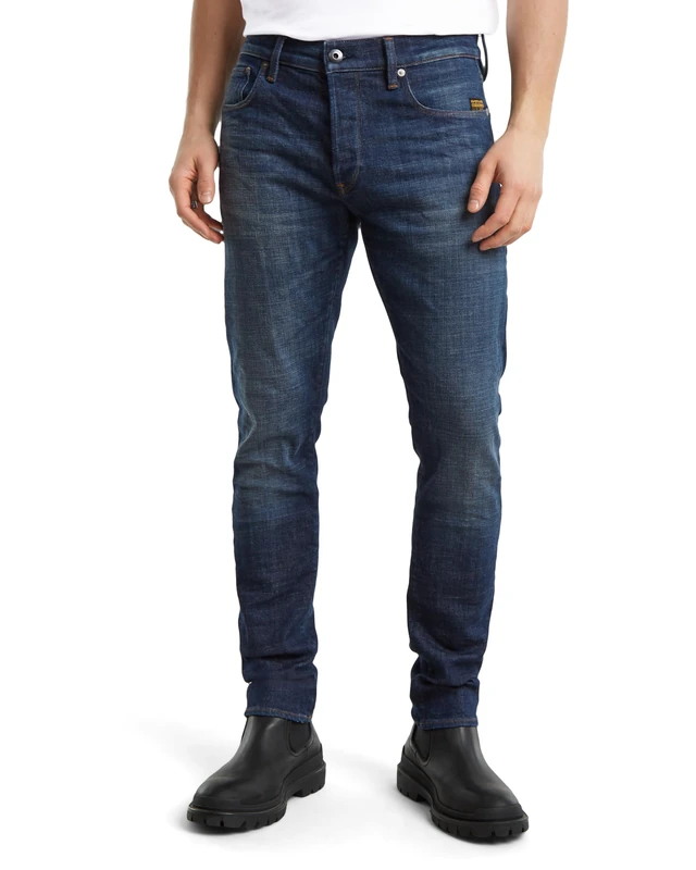 G-Star Men's 3301 Slim Jeans, Blue (worn in delta 51001-D441-G800), 28W / 30L - Image 1