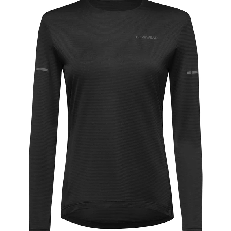 GORE WEAR Contest 2.0 Long Sleeve Tee Womens, Black, 38