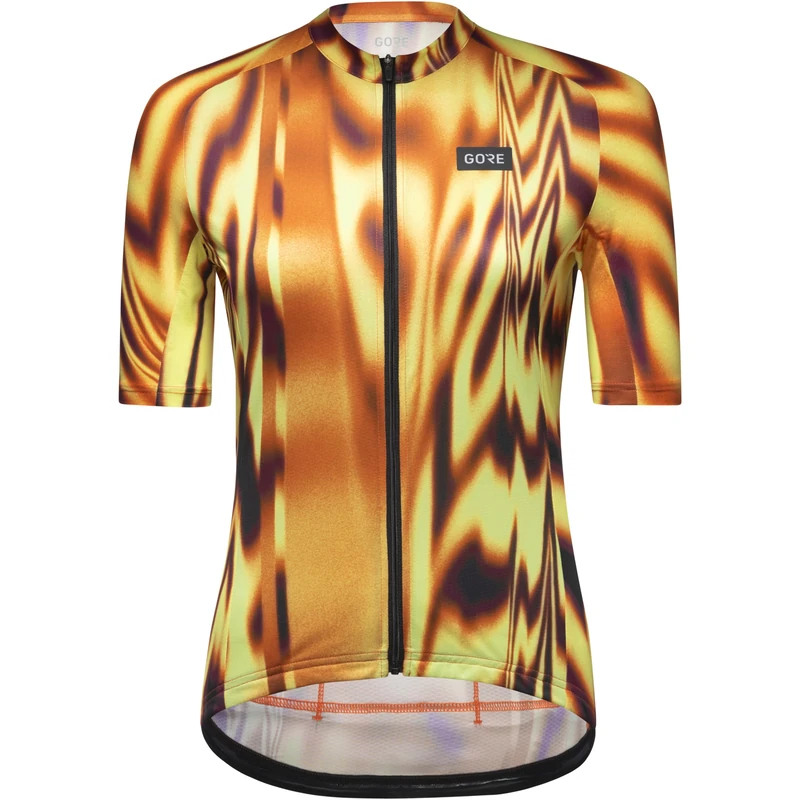 GORE WEAR Breathable Women's Cycling Jersey, Spirit Paint, Fast Moisture Wicking, Unique Design, Short Sleeve Cycling Shirt