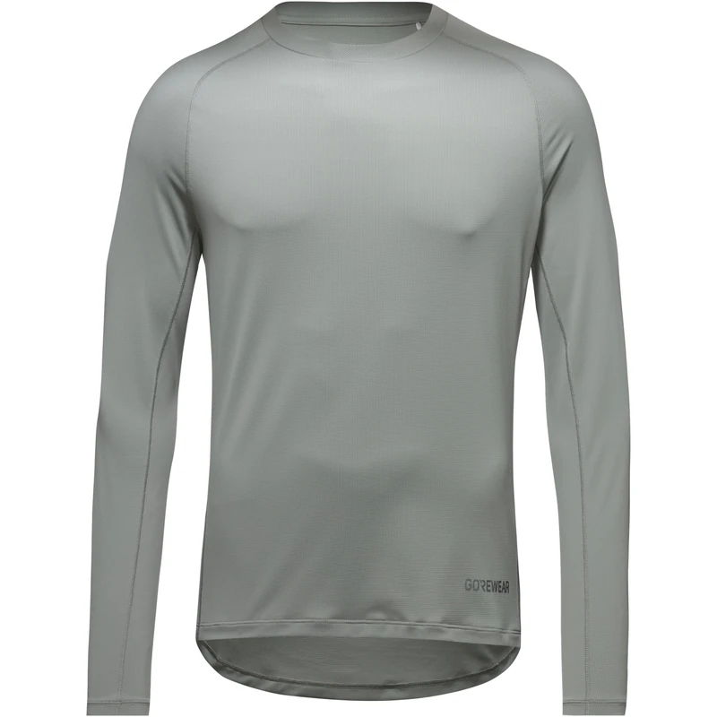 GORE WEAR Everyday LS Solid Shirt Mens, Lab Gray, 3XL