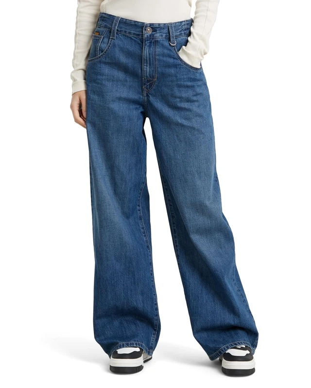 G-Star Women's Skater High Loose Jeans, Blue (faded blue glacier D25286-D536-G841), 25W / 32L