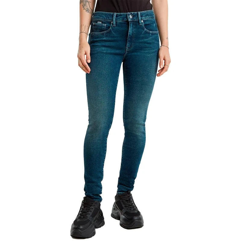 G-Star Women's 3301 Skinny Jeans, Blue (worn in meadows D05175-D763-G725), 28W / 30L