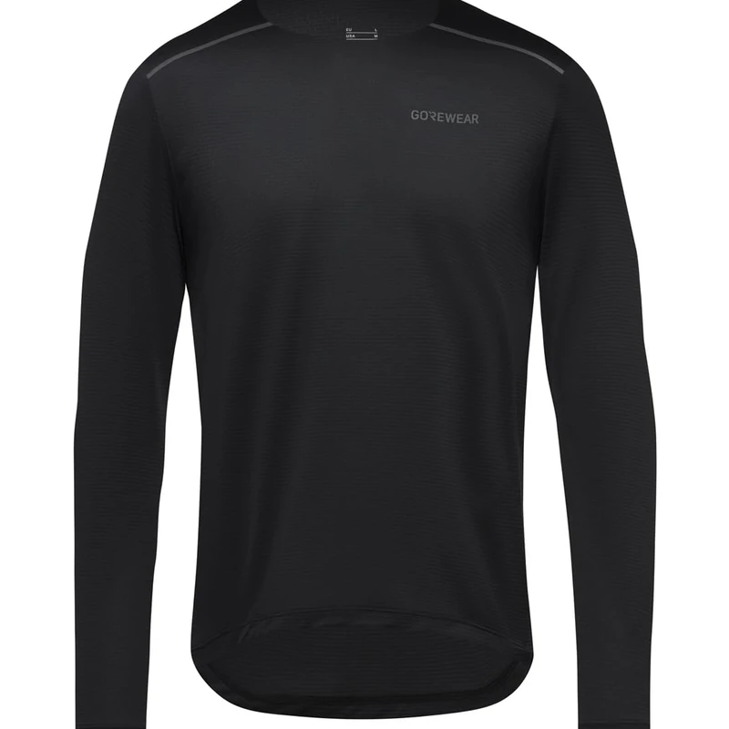 GORE WEAR Contest 2.0 Long Sleeve Tee Mens, Black, S
