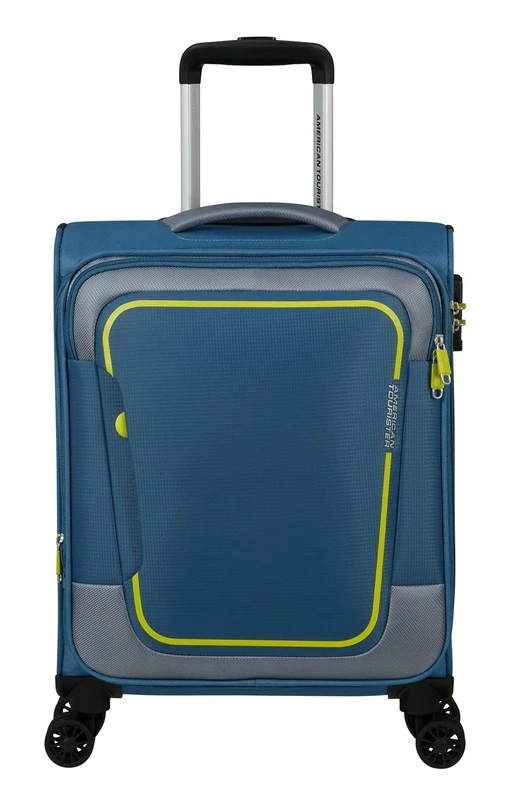 American Tourister PULSONIC, Blue (Coronet Blue), 55 cm, Spinner S (55 cm - 17 oz)
