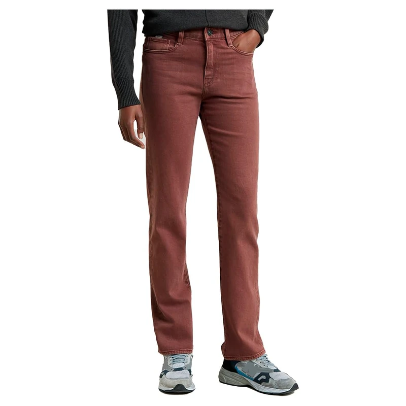 G-Star Women's Strace Straight Jeans, Brown (faded frozen autumn leaves gd D23951-D552-G827), 33W / 32L