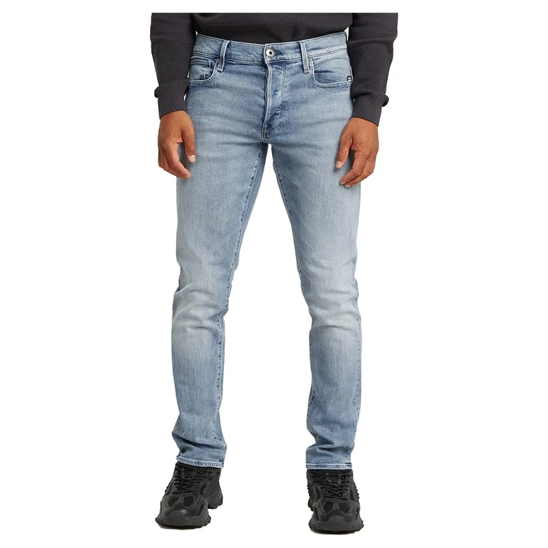 G-Star Men's 3301 Regular Tapered Jeans - Blue 28W/32L