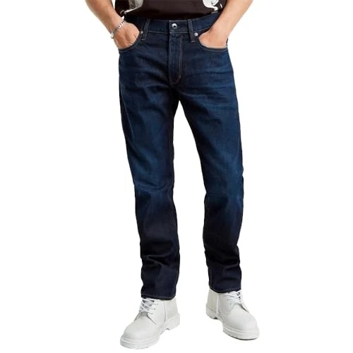 G-STAR Men's Mosa Straight Jeans, Blue (worn in hourglass D23692-C052-G843), 33W / 30L