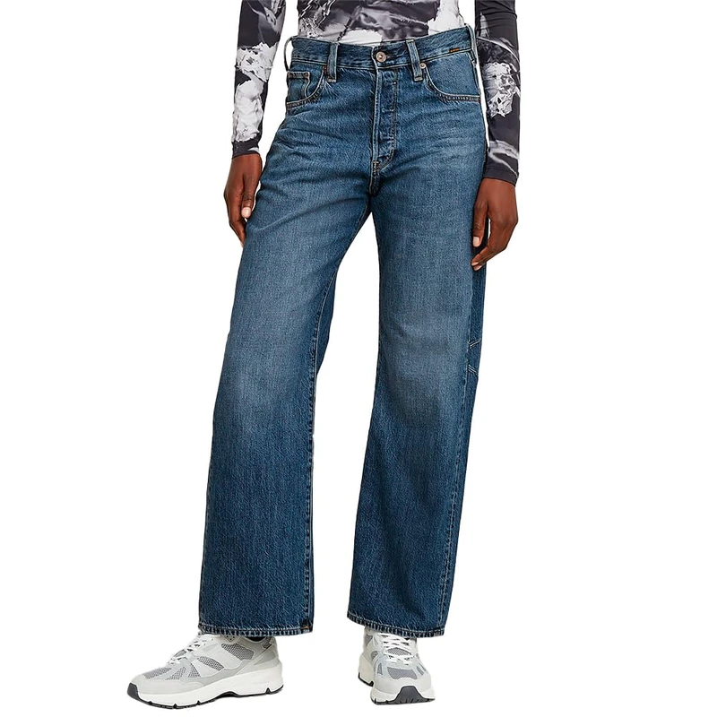 G-Star Women's Bowey 3D Boyfriend Jeans, Blue (faded cliffside blue D25372-D536-G326), 27W / 32L - Image 1