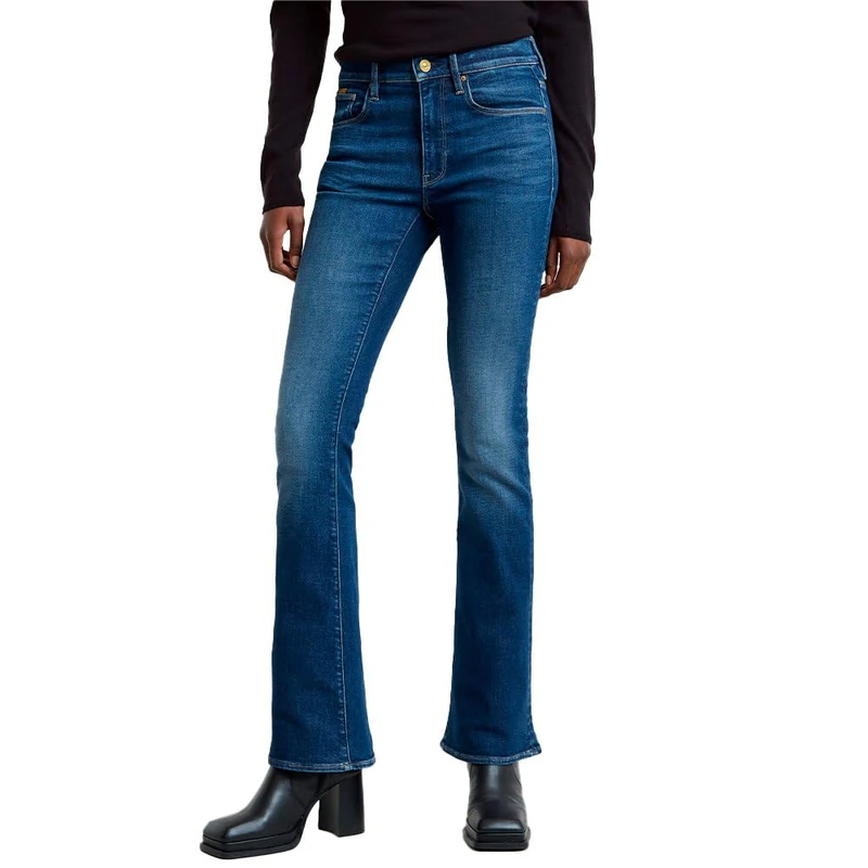 G-STAR 3301 Flare Jeans Skinny Flare Women's , Blue (Faded Zonal Wind D21290-d760-g728) , 27W / 28L