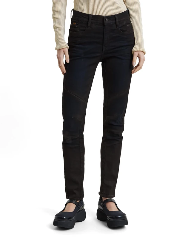 G-Star Women's Ace 2.0 Biker Slim Straight Jeans, Blue (worn in granulite cobler D25285-8968-G807), 30W / 30L