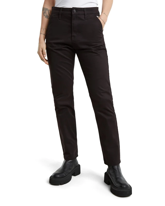 G-Star Women's Slim Chino, Black (dk black D25261-D715-6484), 32W / 32L