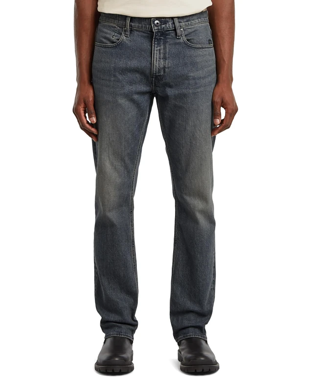 G-STAR Men's Mosa Straight Jeans, Blue (worn in hourglass D23692-C052-G843), 38W / 38L
