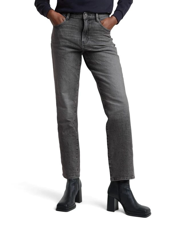 G-Star Women's Viktoria High Straight Jeans, Grey (faded frozen rock bottom D23959-D497-G829), 31W / 32L