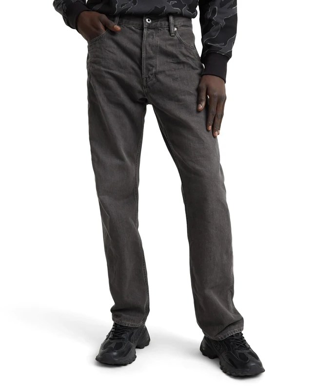 G-Star Men's Dakota Regular Straight Jeans, Grey (faded black ink D23691-D772-D358), 30W / 30L