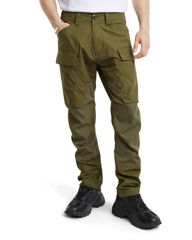 G-Star Men's 3D Regular Tapered Cargo Pants 3.0, Green (dk moss D25185-C973-4674), 36W / 32L