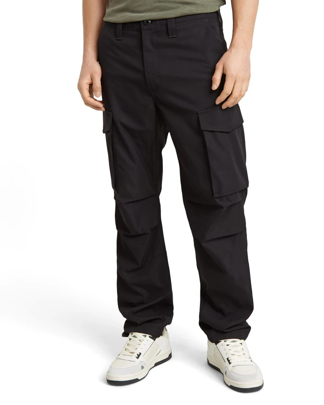 G-Star Men's Core Regular Cargo Pants, Black (dk black D24309-D517-6484), 29W / 30L